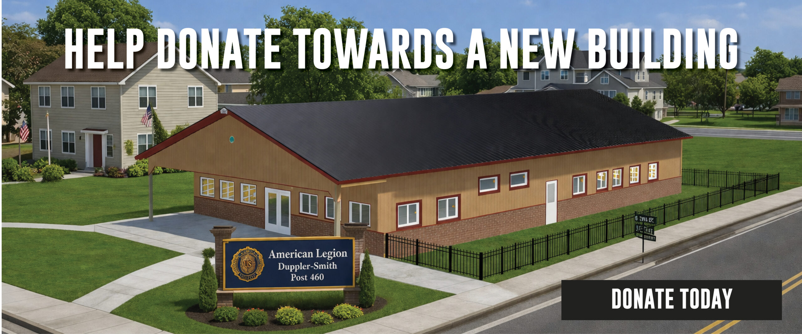 Rendering of American Legion in Belleville, WI. Donate Today towards new building Rendering of American Legion in Belleville, WI. Donate Today towards new building